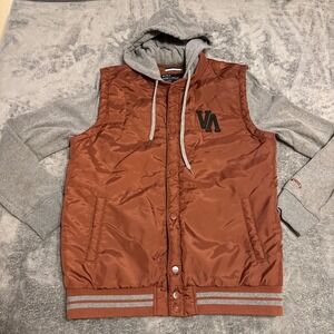 RVCA Nature x Industry Mens‎ Vest Hoodie Jacket Combo Size L